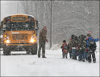Photo of yesterdays snow - Washington Post